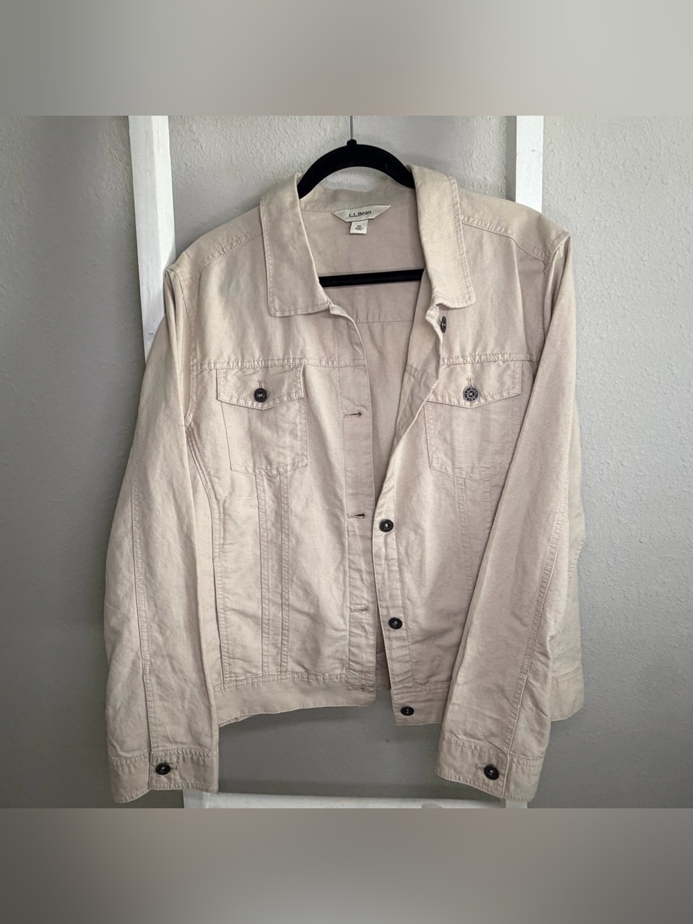 L.L. Bean Womens Lightweight Beige Jacket